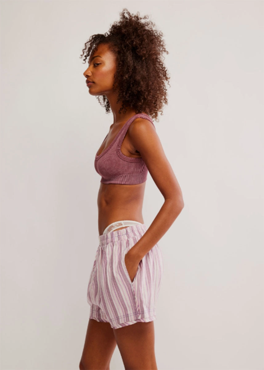 Day To Day Flannel Boxer - Burgundy Combo Chilly Weather Fit