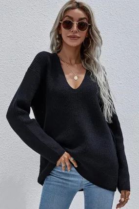 StretchKnit DEEP V NECK TOPS