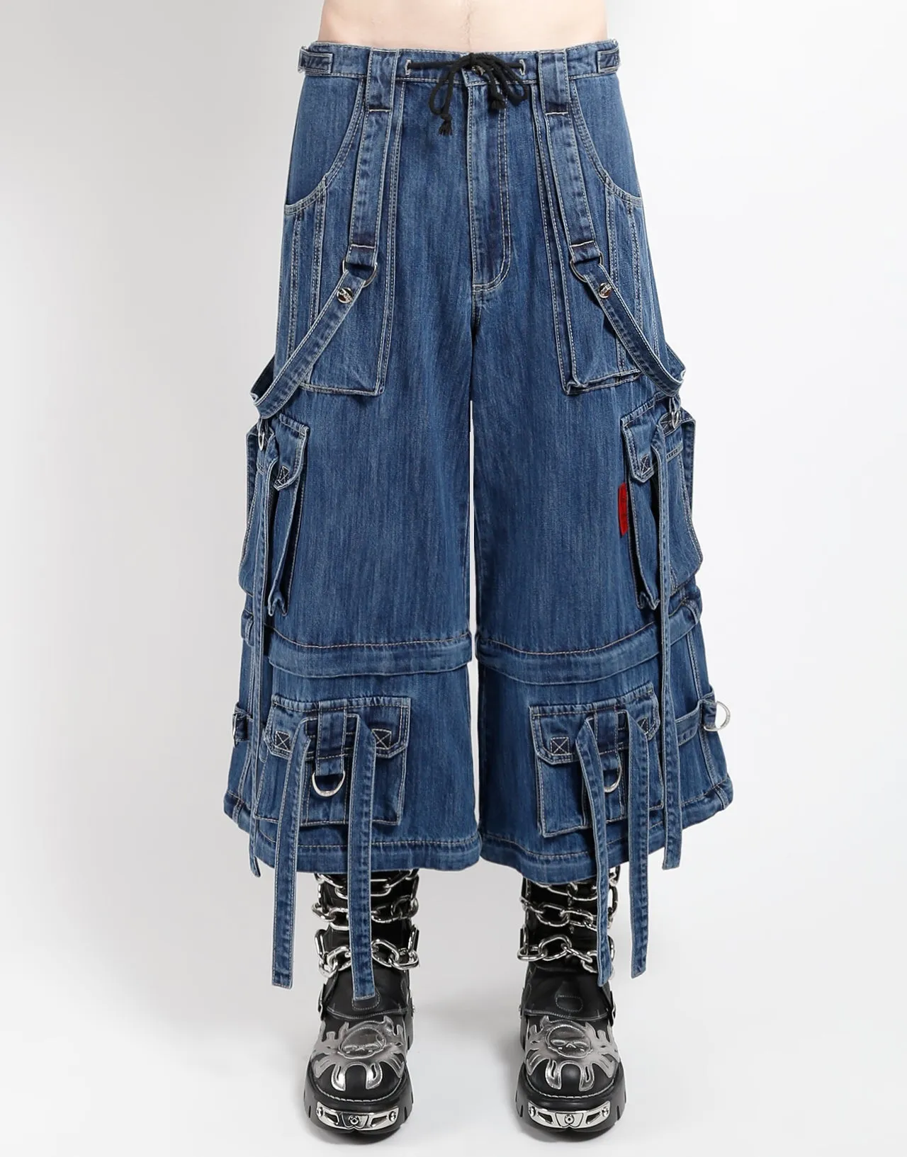 Heat Dissipating Relax Mode DENIM RING STRAP PANT BLUE DENIM