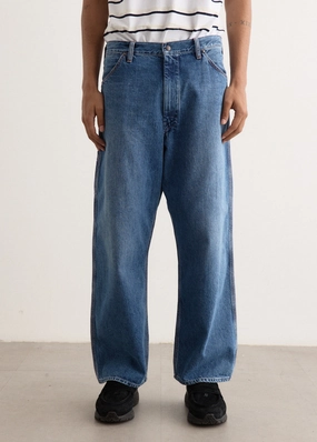Denim Painter Pants Urban Casual Tapered Leg Profile
