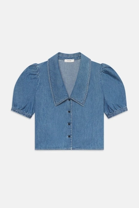 Denim Sailor Blouse slim fit