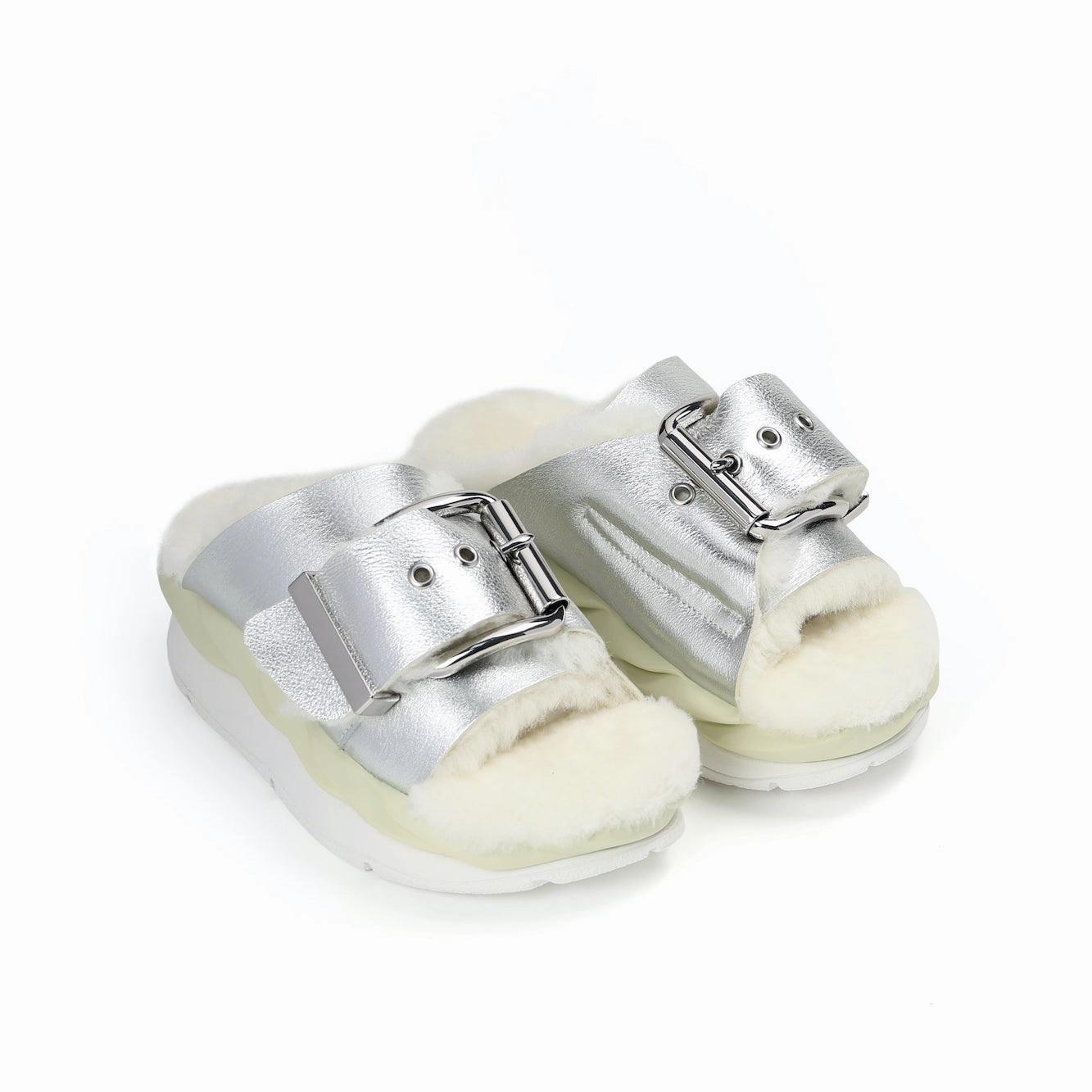 Relaxing Shoes Comfortable Beach Footwear MELLOW LAZE SILVER