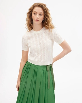 Diane Knit Top Slub Texture