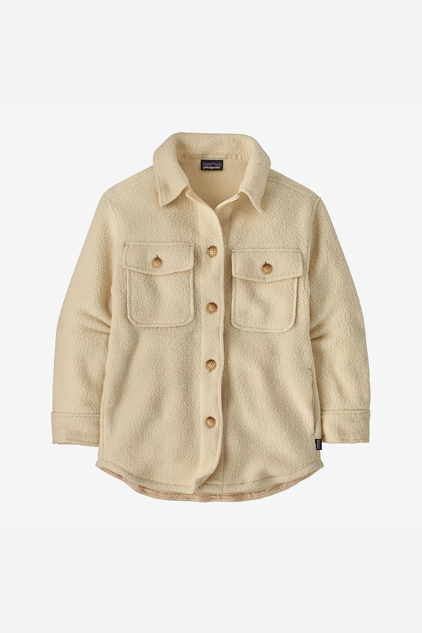 Women's Retro Pile Fleece Shacket Versatile Shell