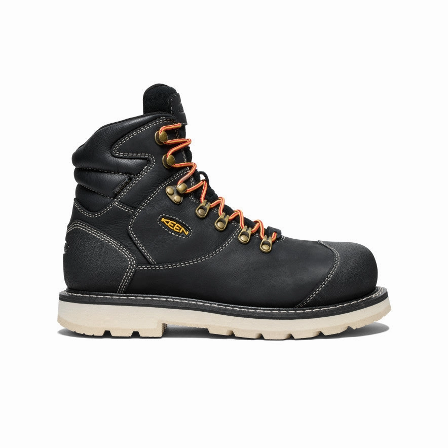 Men's Cincinnati  6" Waterproof 90 Heel Boot (Carbon Toe)  |  Black/Sandshell Wild Soul