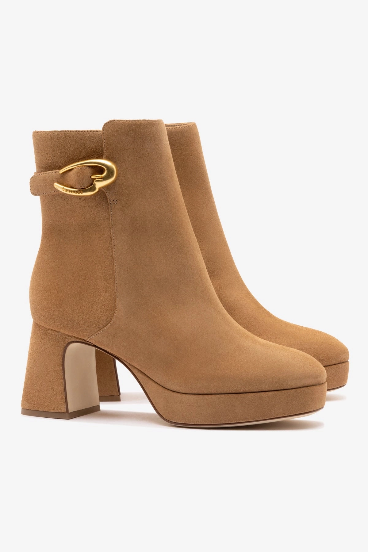 Dolly Verona Low Boot In Peanut Suede Shock Absorber