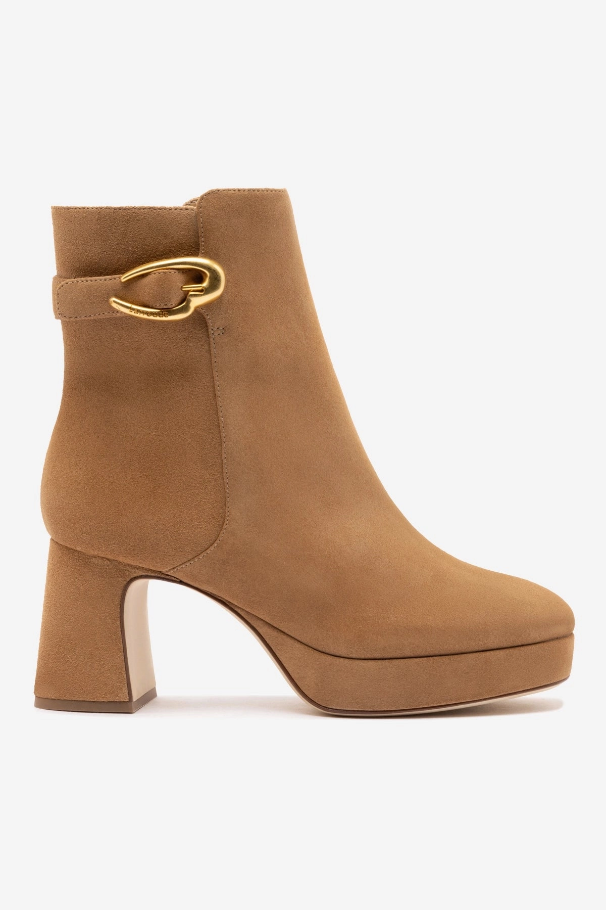Reliable Footwear Dolly Verona Low Boot In Peanut Suede