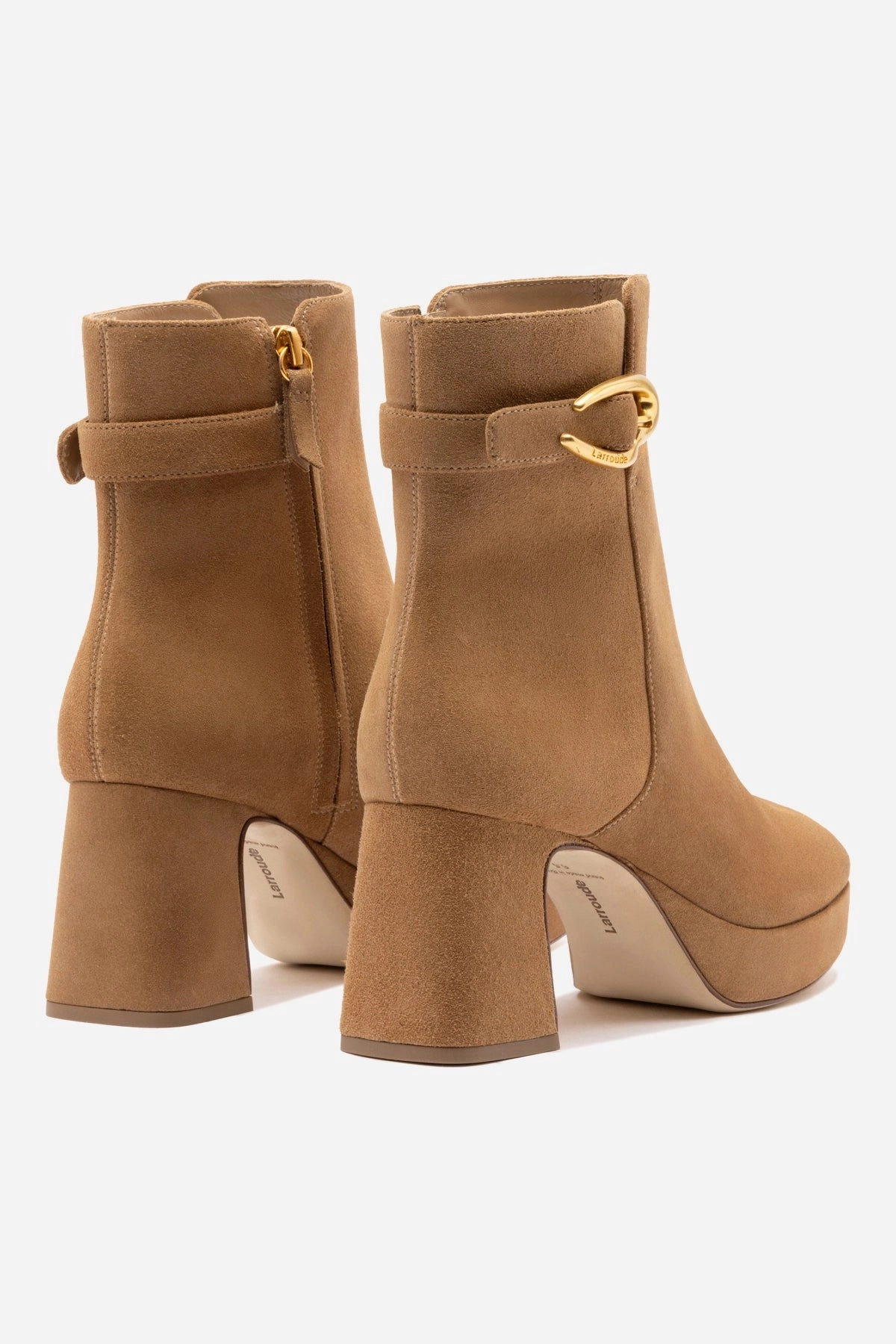 Dolly Verona Low Boot In Peanut Suede All Weather Windy Weather Moisture   Wicking