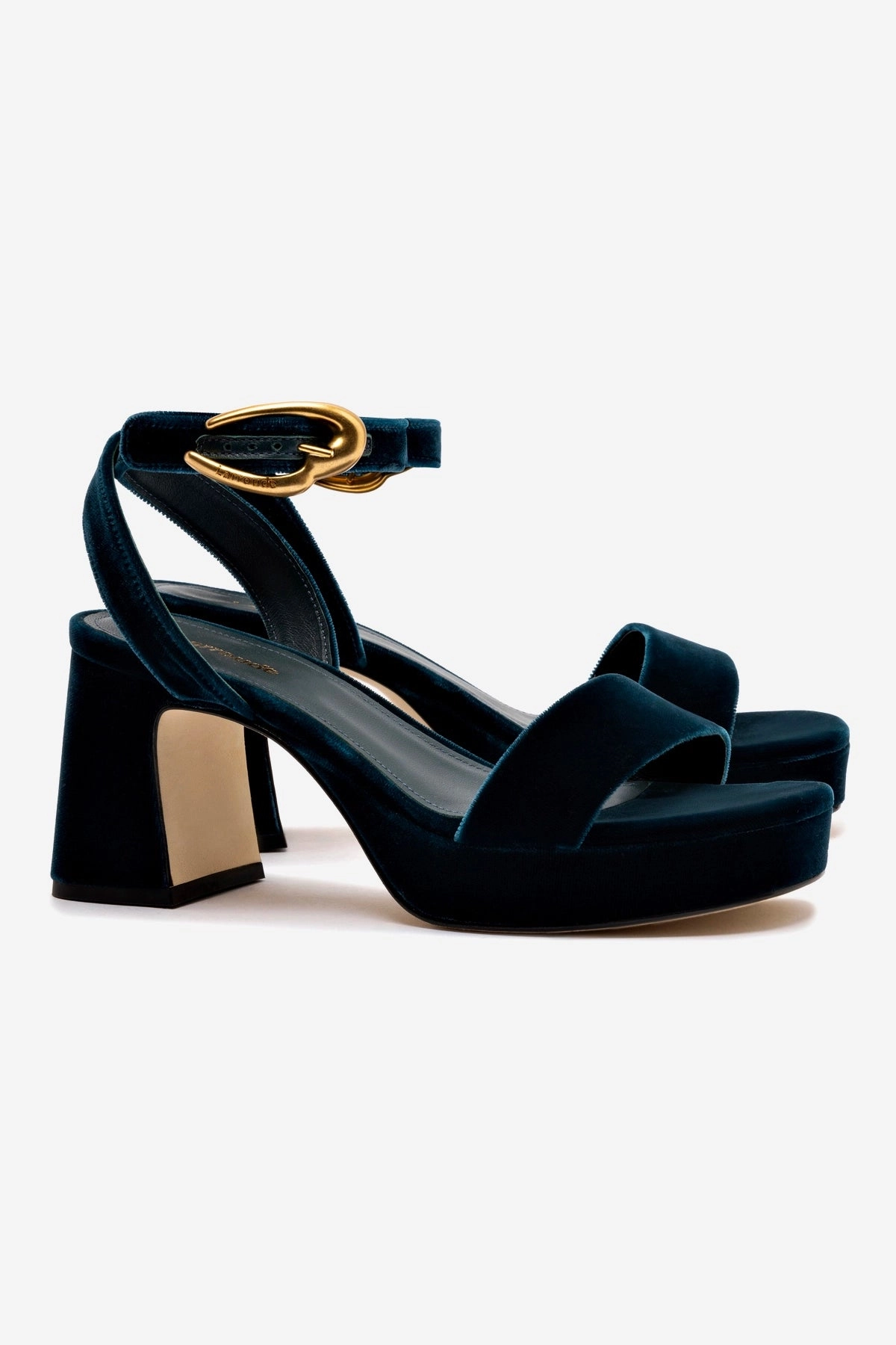 High-Performance Footwear Dolly Verona Low Sandal In Deepsea Velvet