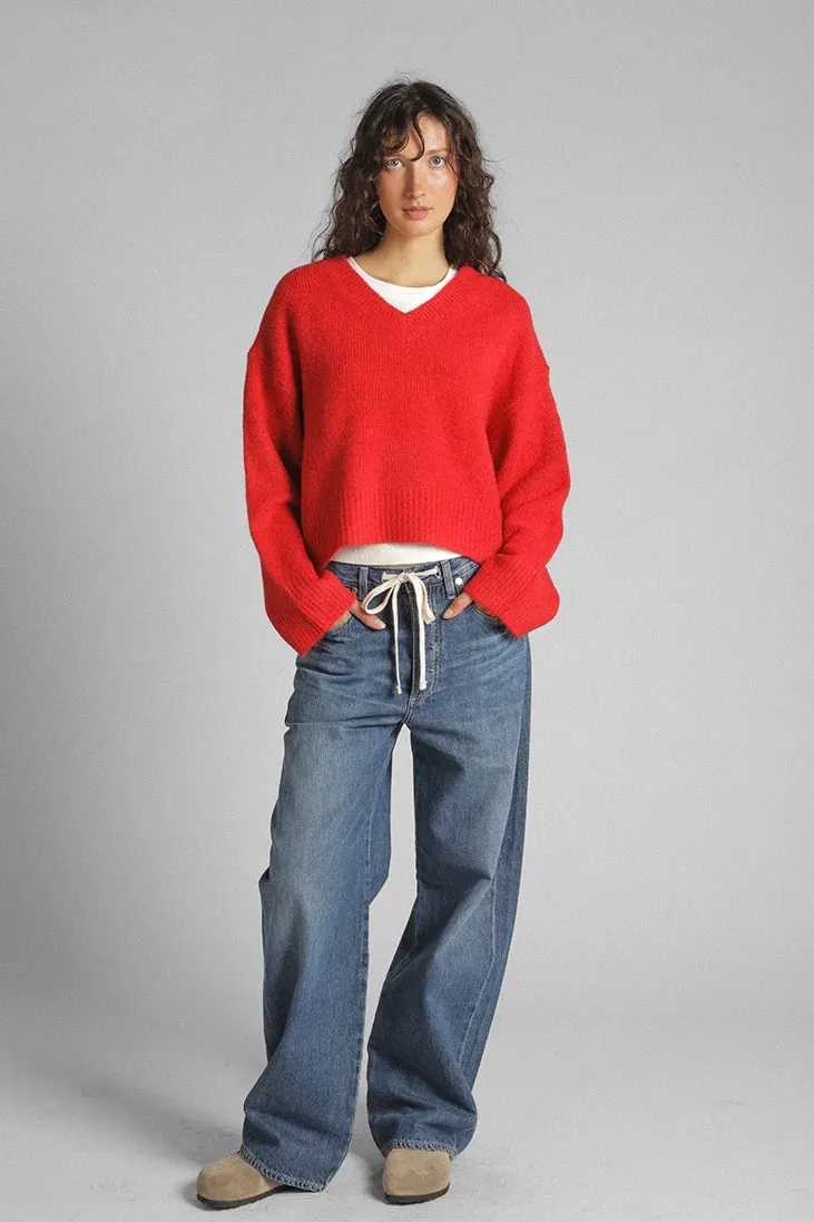 Etta V-neck Sweater Effortless Comfort