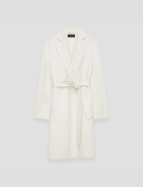 Double Face Cashmere Cenda Long Coat Eco Conscious Dye Process