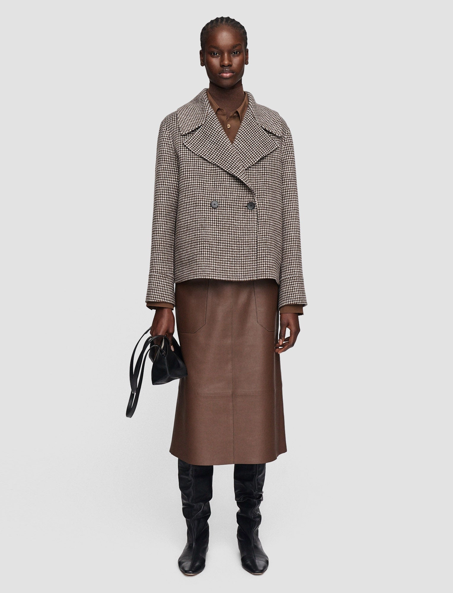 Hiking Gear Cool Season Double Face Cashmere Dogtooth Rollet Jacket