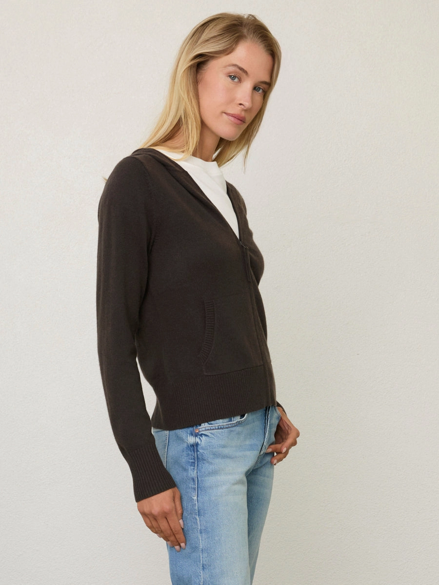 FITTED CASHMERE HOODIE NonFadeFinish