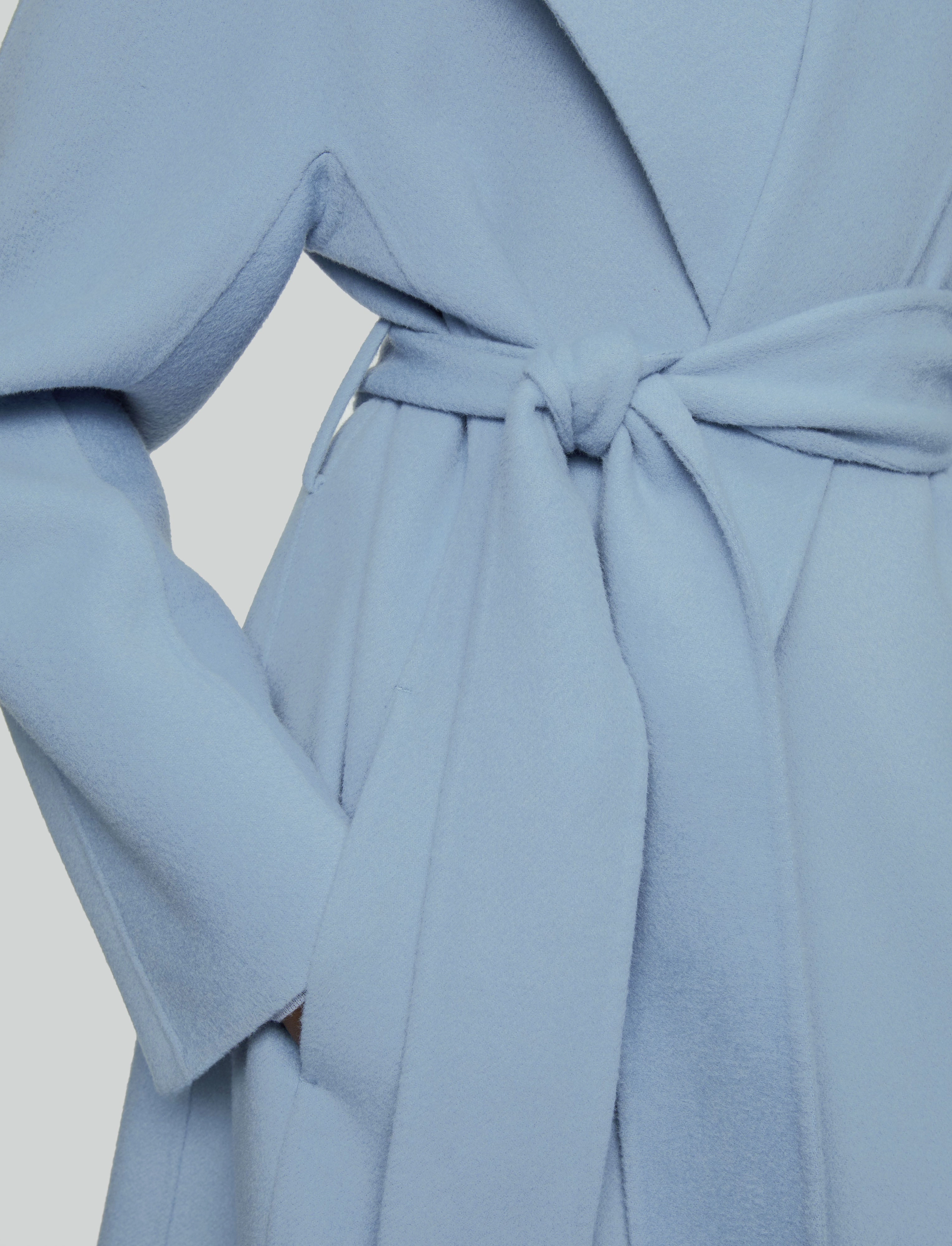 Noise Reduction Design Reflective Safety Accents Costa Double Face Cashmere Coat