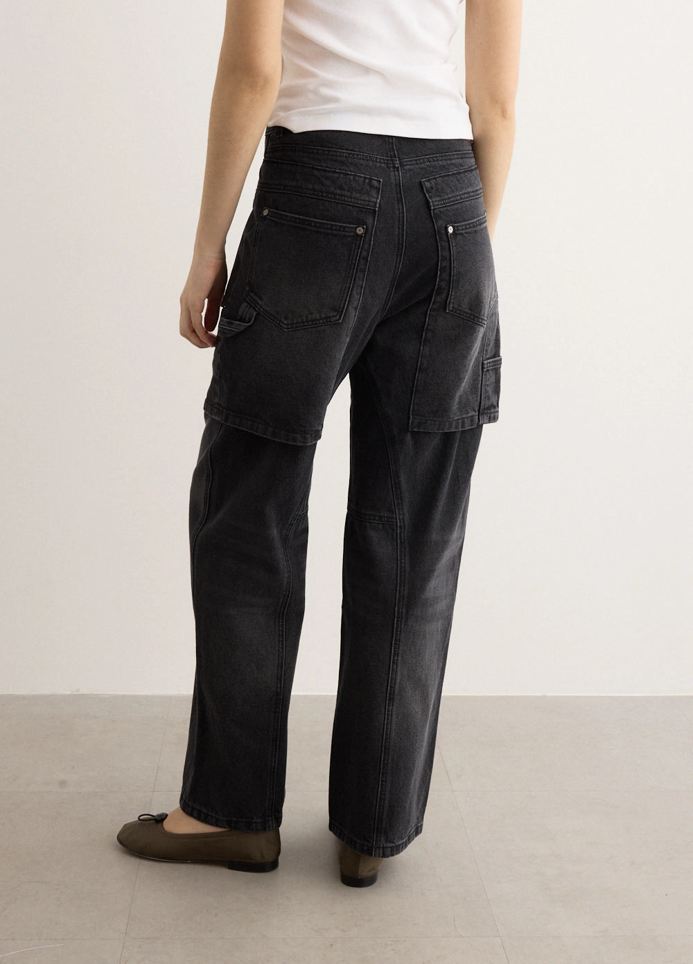Raptor Layered Wide-Leg Jeans All Season Fabric Weight