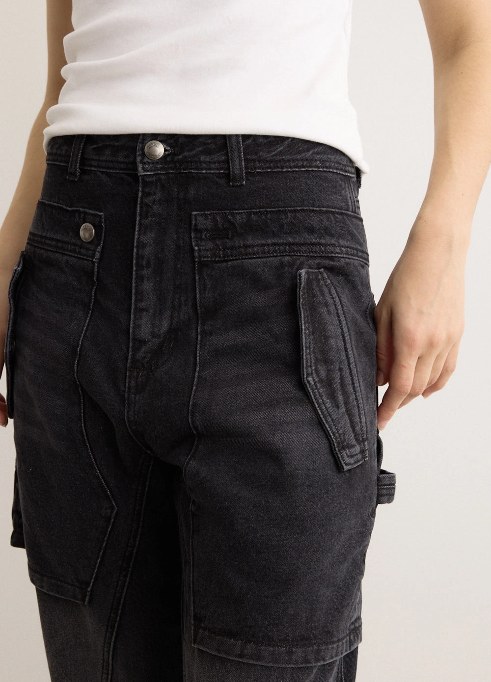 Morning Stroll Outdoor Adventure Date Night Raptor Layered Wide-Leg Jeans