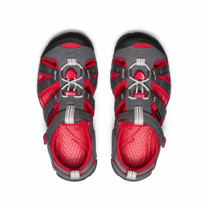 Comfortable Footwear for Every Day Big Kids' Seacamp II CNX  |  Magnet/Red Carpet