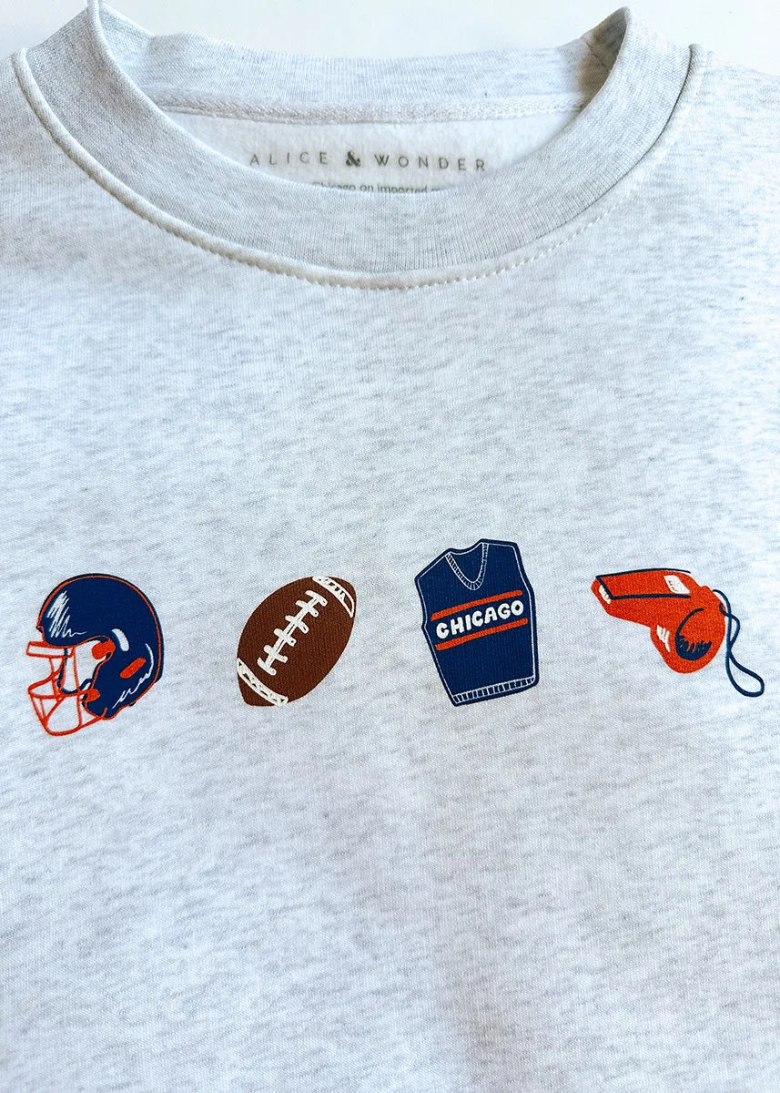 Layering pieces Premium Comfort Chicago Football Icons Sweatshirt
