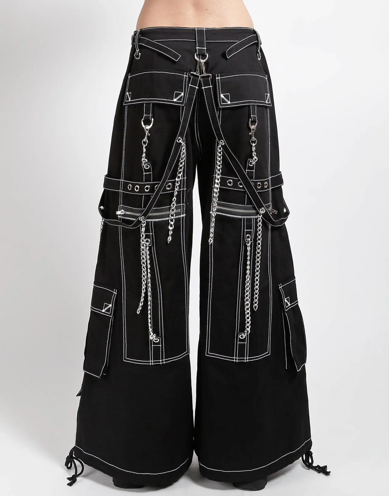 Chill Comfort Fit DOOM SKULL PANT WHITE