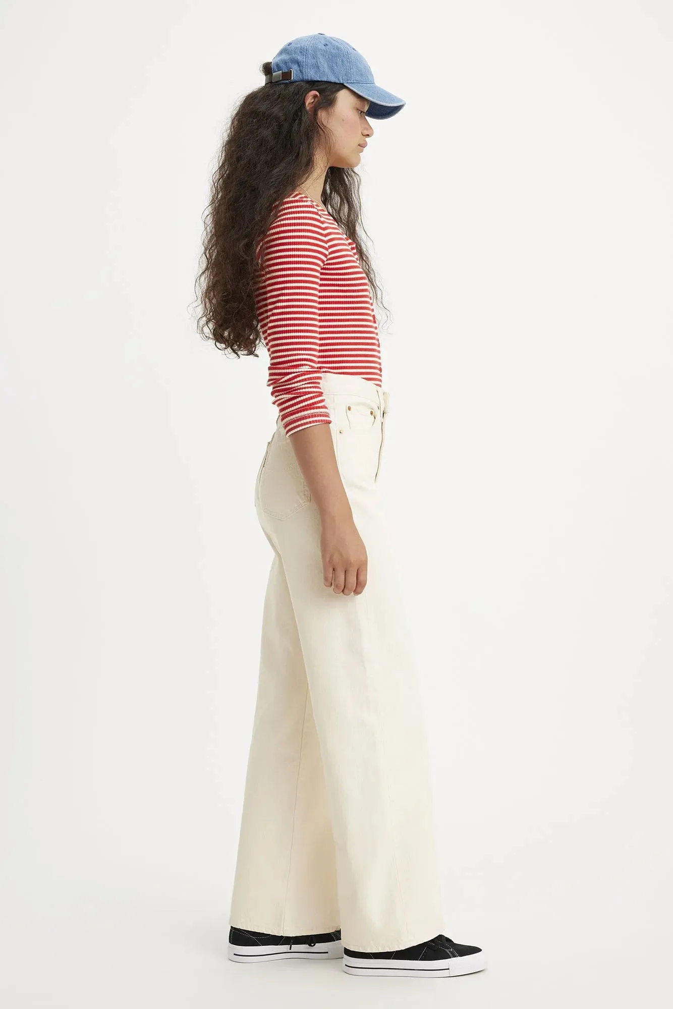 BreathableFabric High-rise waist Ribcage Wide Leg