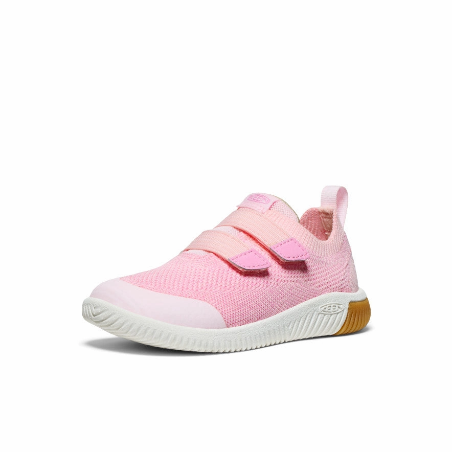 Little Kids' KNX Knit Double Strap  |  Giggle Pink/Moonlite Mauve Elastic Slip On