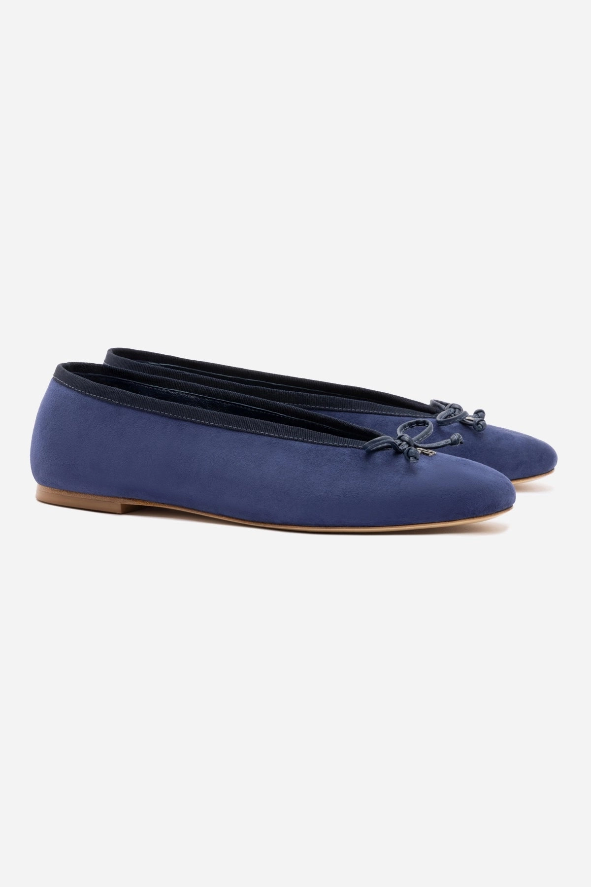 Pavlova Ballet Flat In Indigo Suede Everyday Luxury Shoes