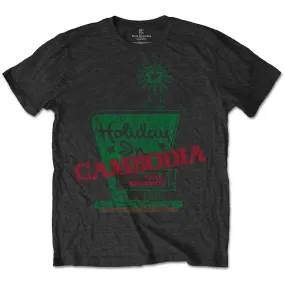 Stretchable Knit Versatile Trend DEAD KENNEDYS HOLIDAY IN CAMBODIA TEE