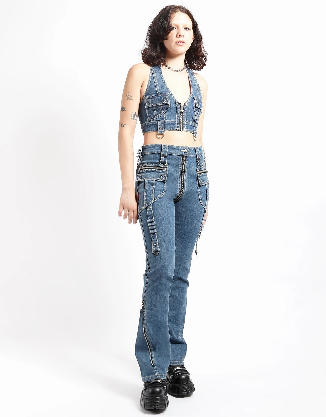 POWER DENIM BLUE Tight Cut