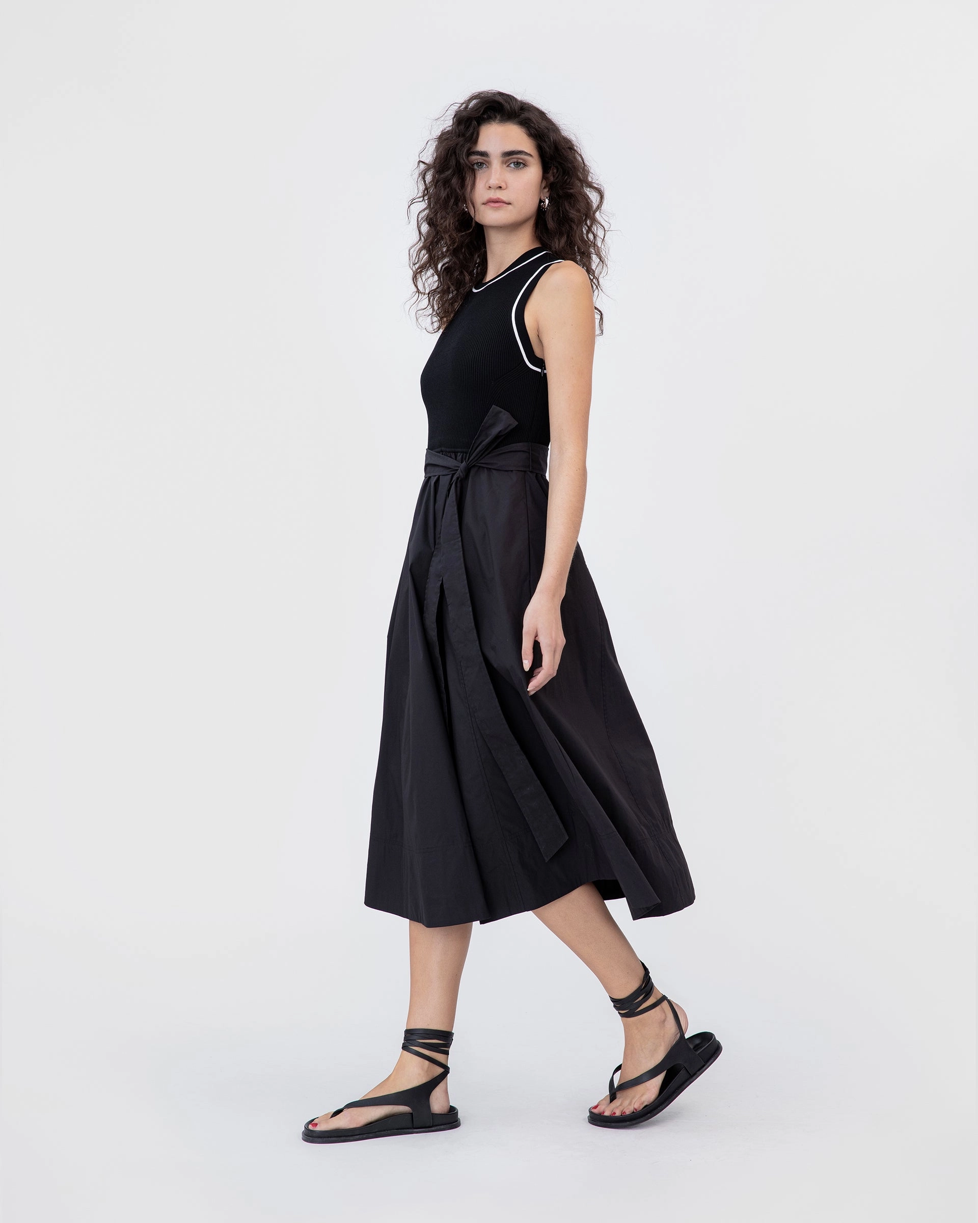 Stretch Knit Backing Devon Dress