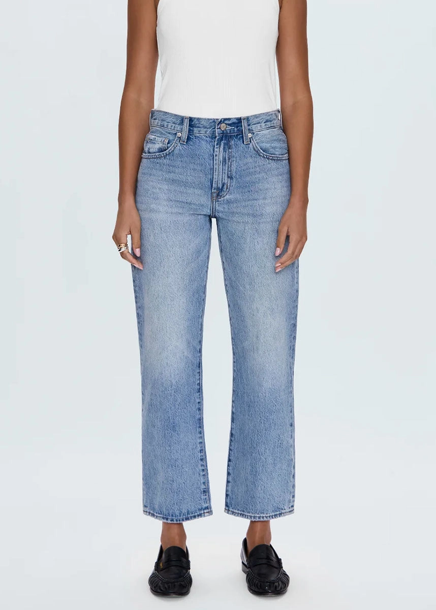 Cozy Comfort Flexibility Fit Lexi Mid Rise Bowed Straight - Bowie