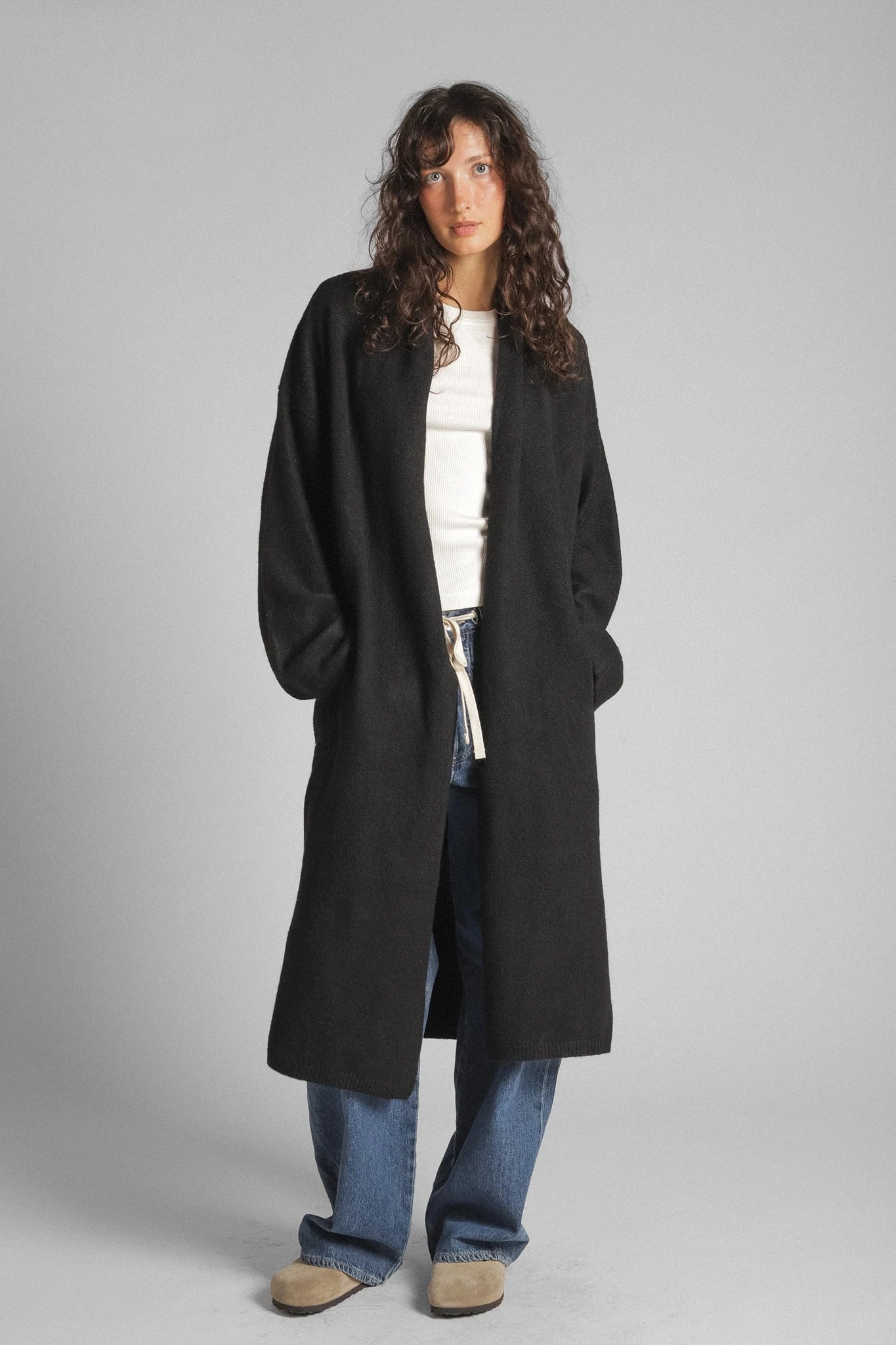Minimalist Hugh Shawl Collar Coat