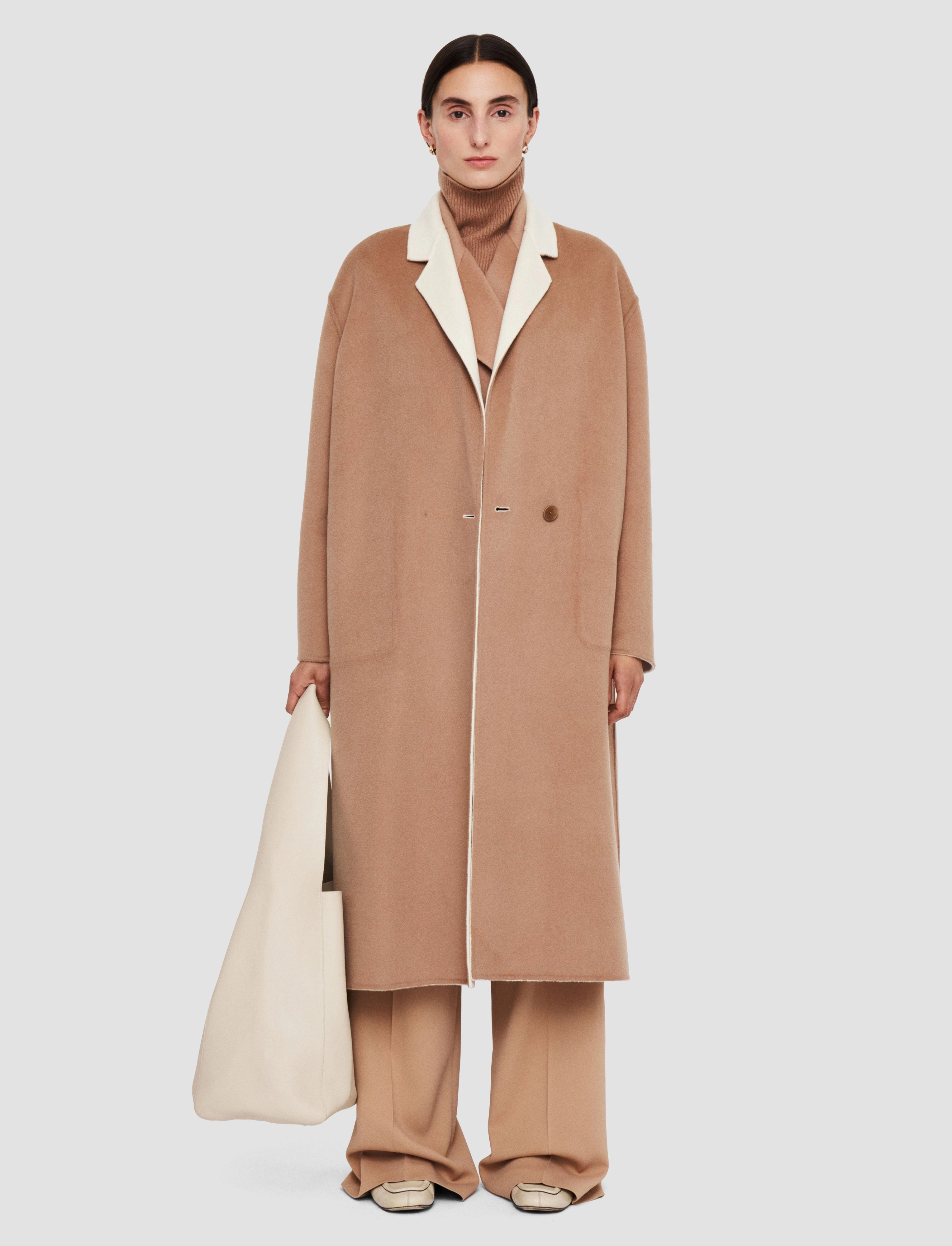 InterchangeablePanels Edmond Reversible Double Face Cashmere Coat