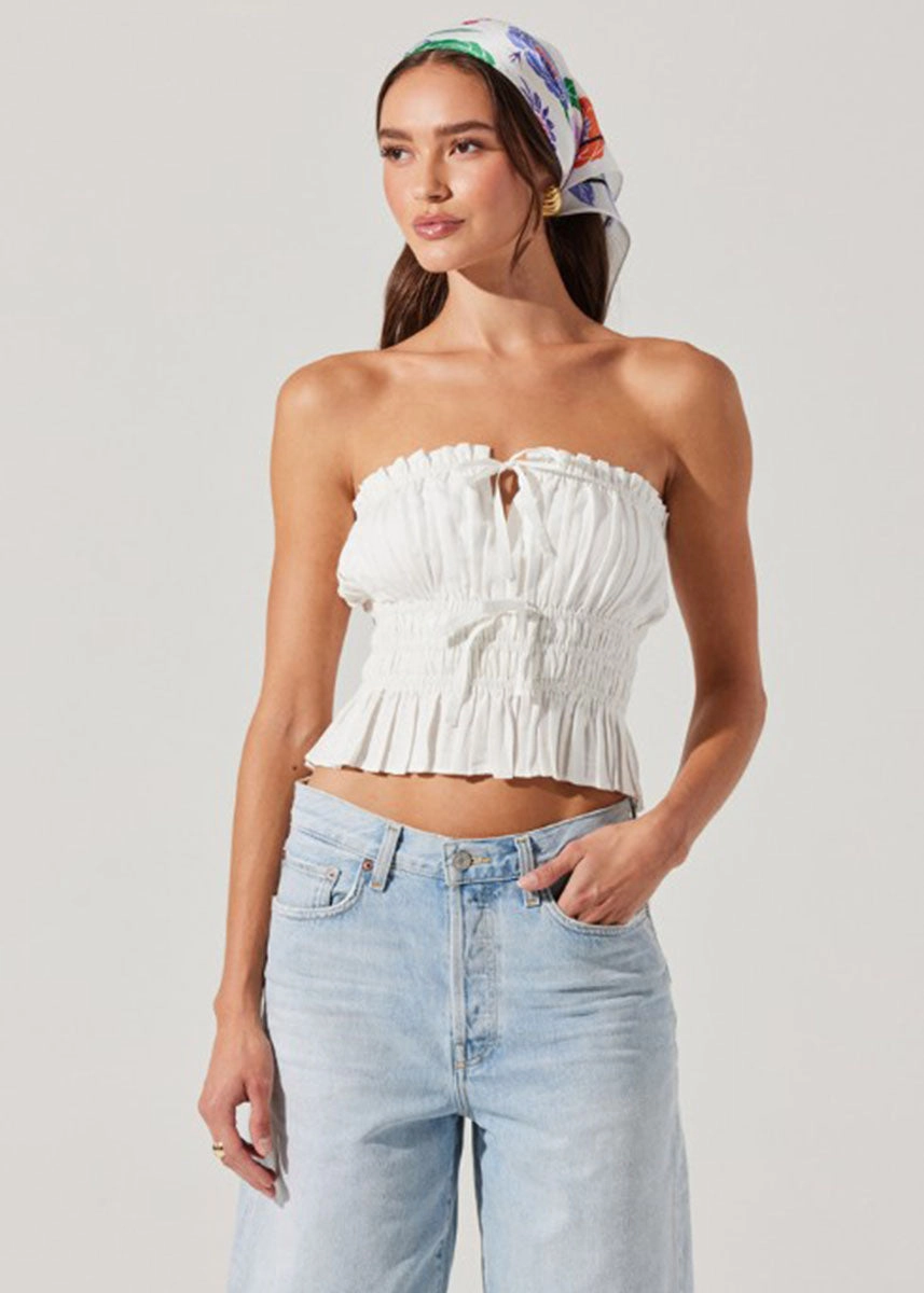 Casual Tank Biffy Top - White