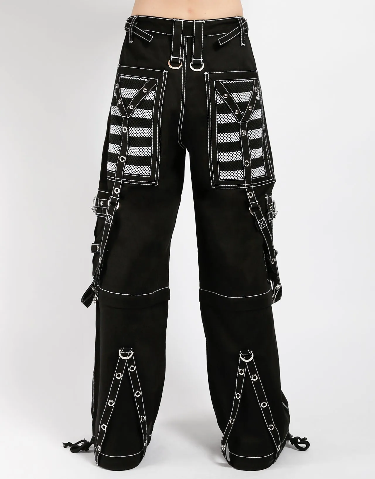 Minimal Stretch Fit Slim Look Fit ELECTRO PANT WHITE