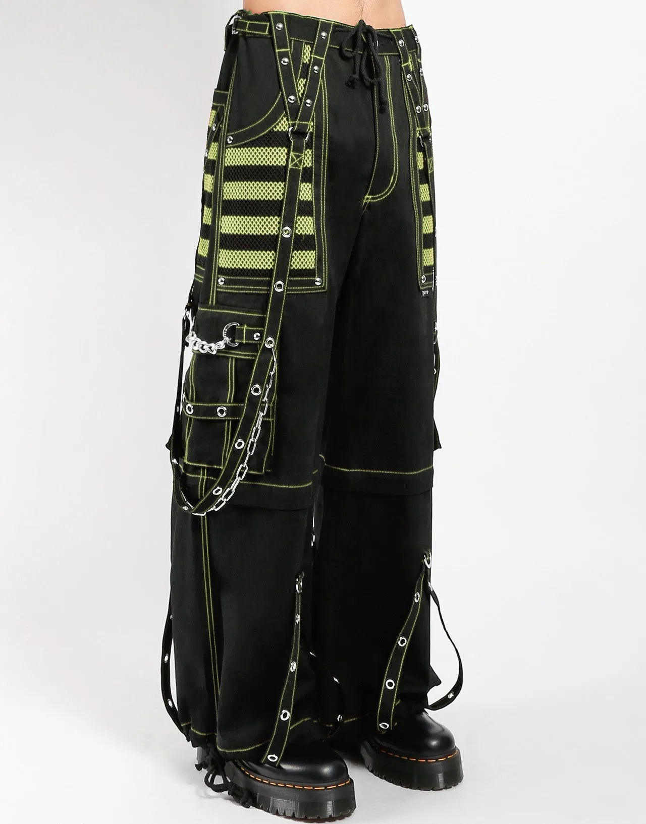 ELECTRO PANTS YELLOW Quick-Dry Fabric