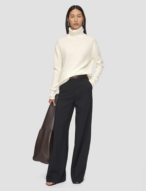 Open Cashmere High Neck Jumper Urban Comforted