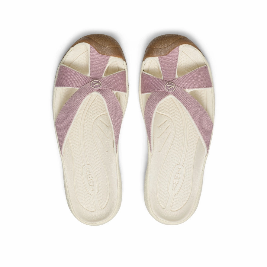 Easy Match Slip Resistant Women's Bali Slide Sandal  |  Toadstool/Birch