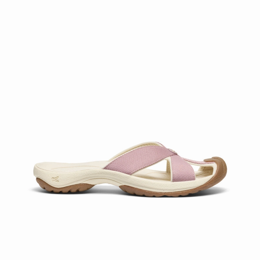 Torsion Stability Elegant Women's Bali Slide Sandal  |  Toadstool/Birch