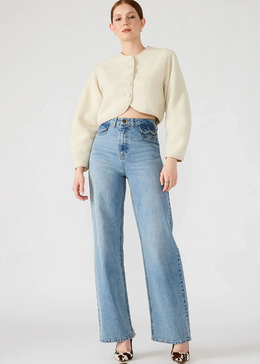 Emili Jacket - Cream Rugged Comfort Moisture Wicking Layer