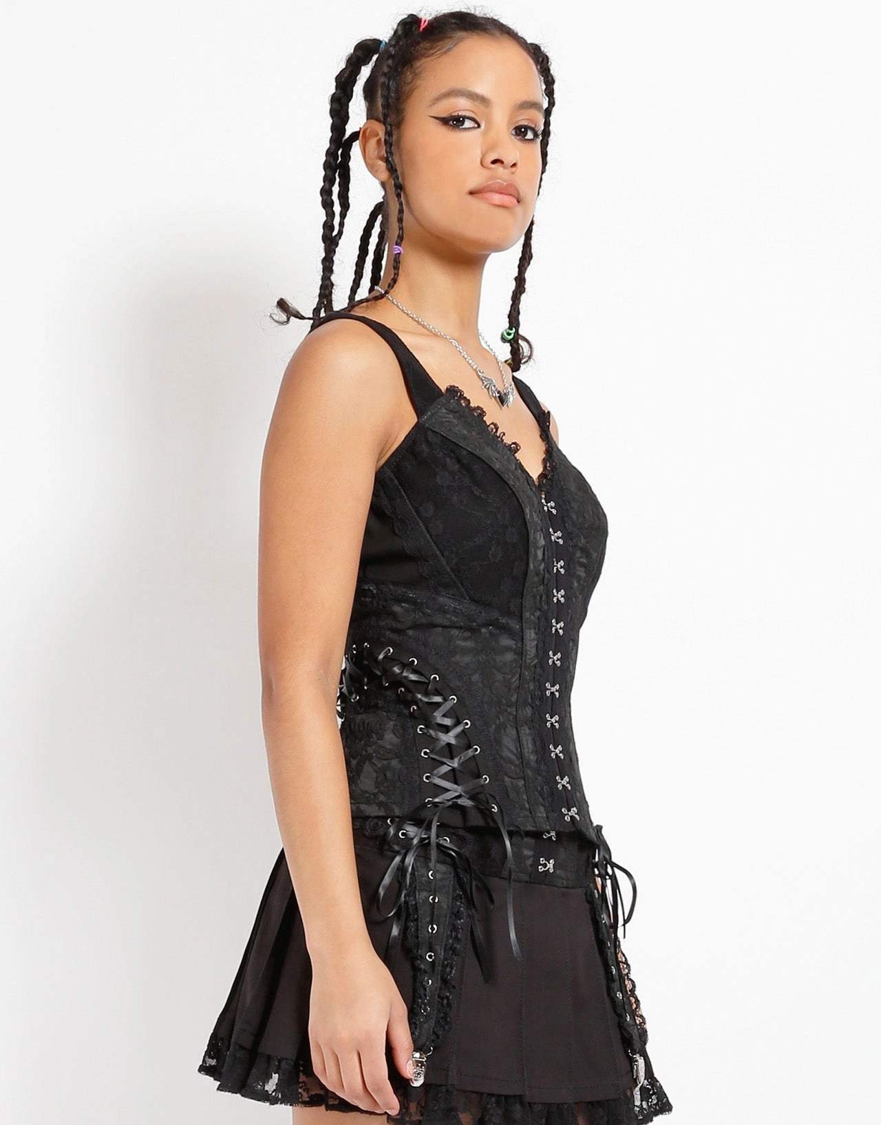 ENCHANTED CORSET BLACK Durable Reinforced Elbow Patches