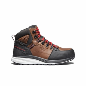 Men's Red Hook Waterproof Boot (Carbon Toe)  |  Tobacco/Black Anti Odor Winter Walker Heavy Grip