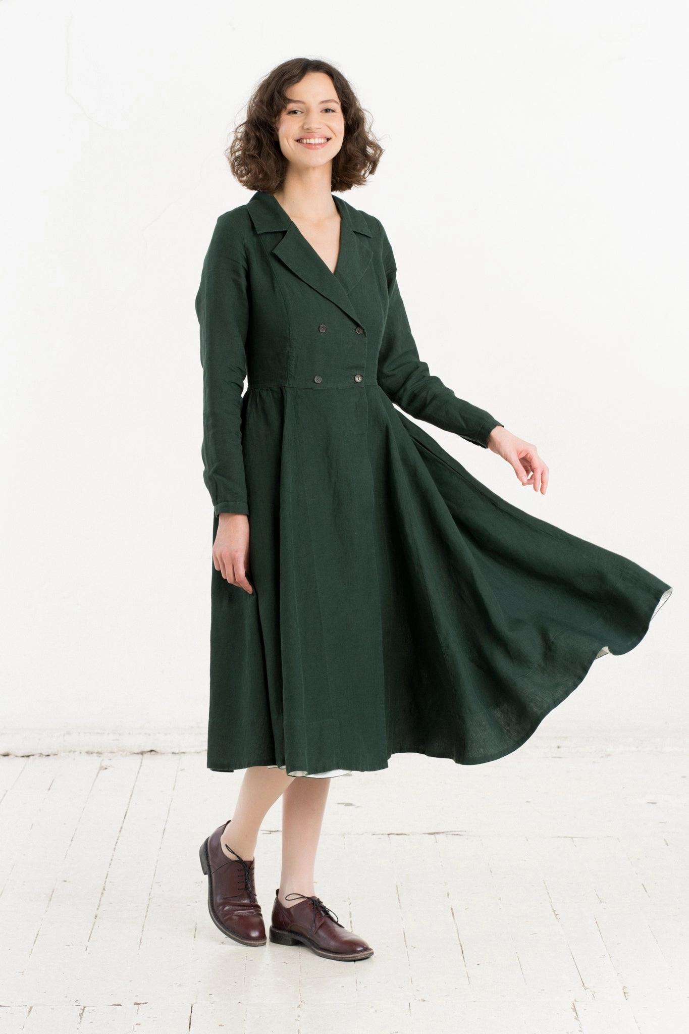 Refined Mood Enola Dress, Long Sleeve