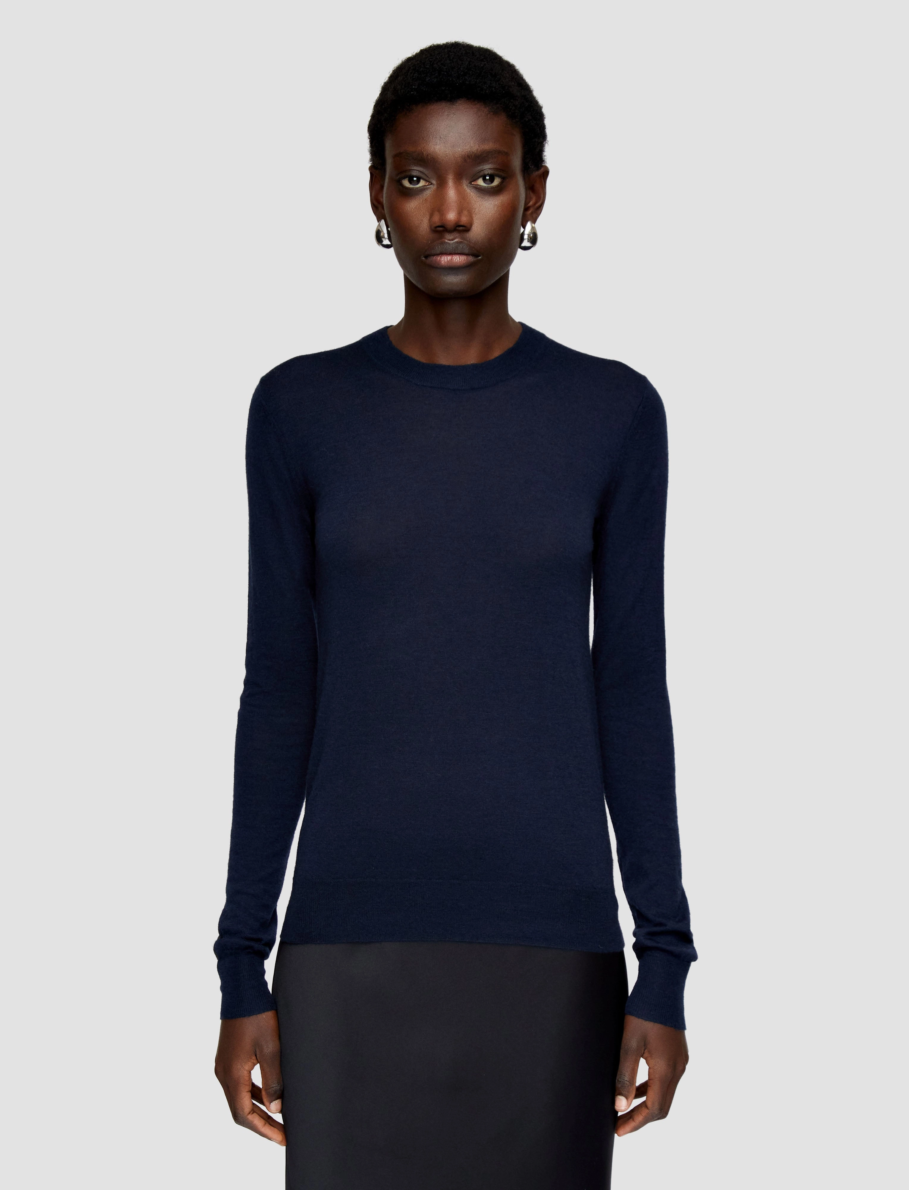 Cashair Round Neck Jumper Biodegradable Fiber Construction