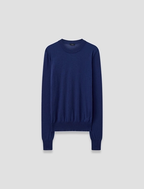 Cashair Round Neck Jumper Friction Resistant Edging Calm Tones