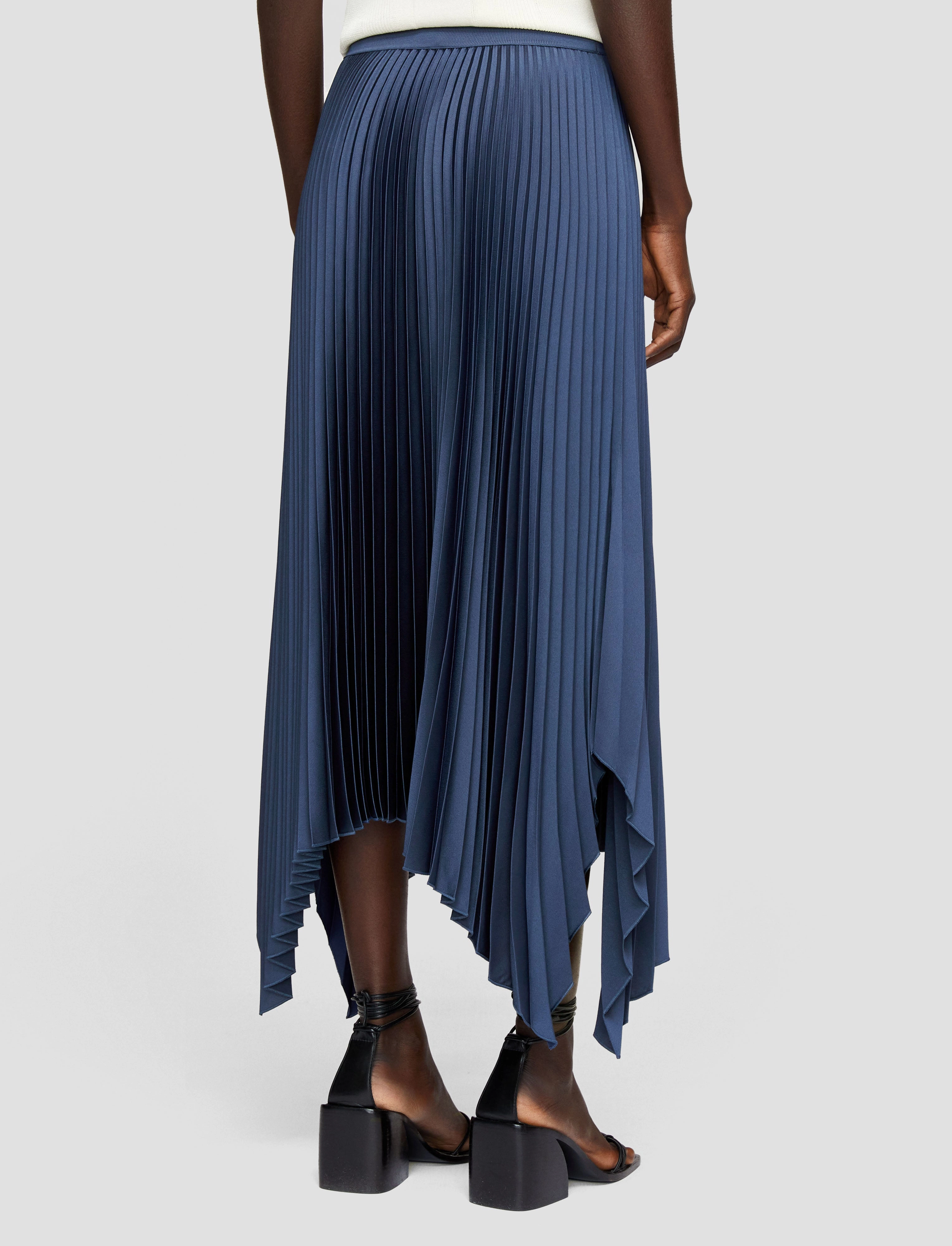 Ade Knit Weave Pliss Skirt Biodegradable material