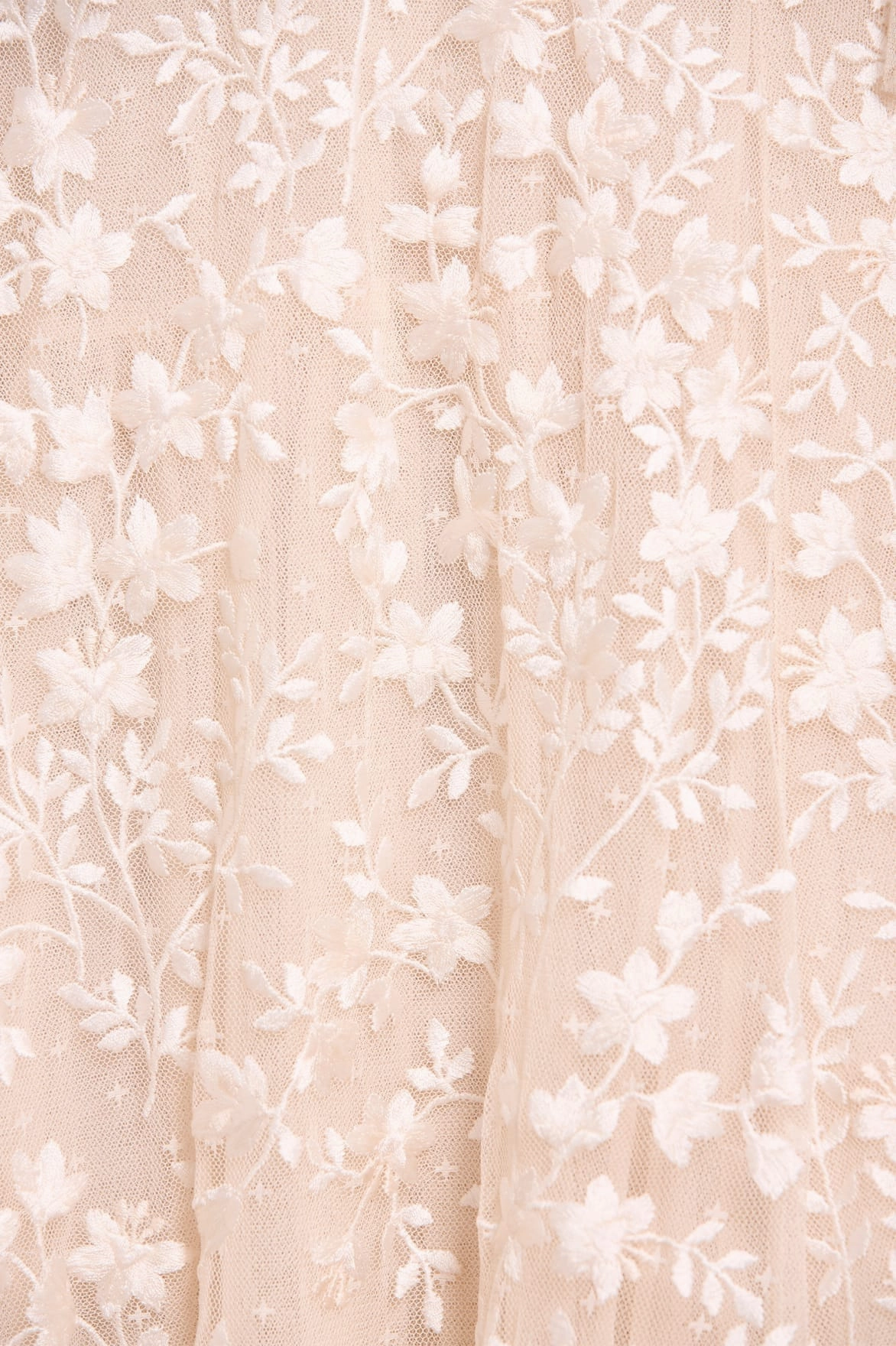 Chic Layered Wear Relaxed work dress Everett Bloom Round Neck Ankle Gown