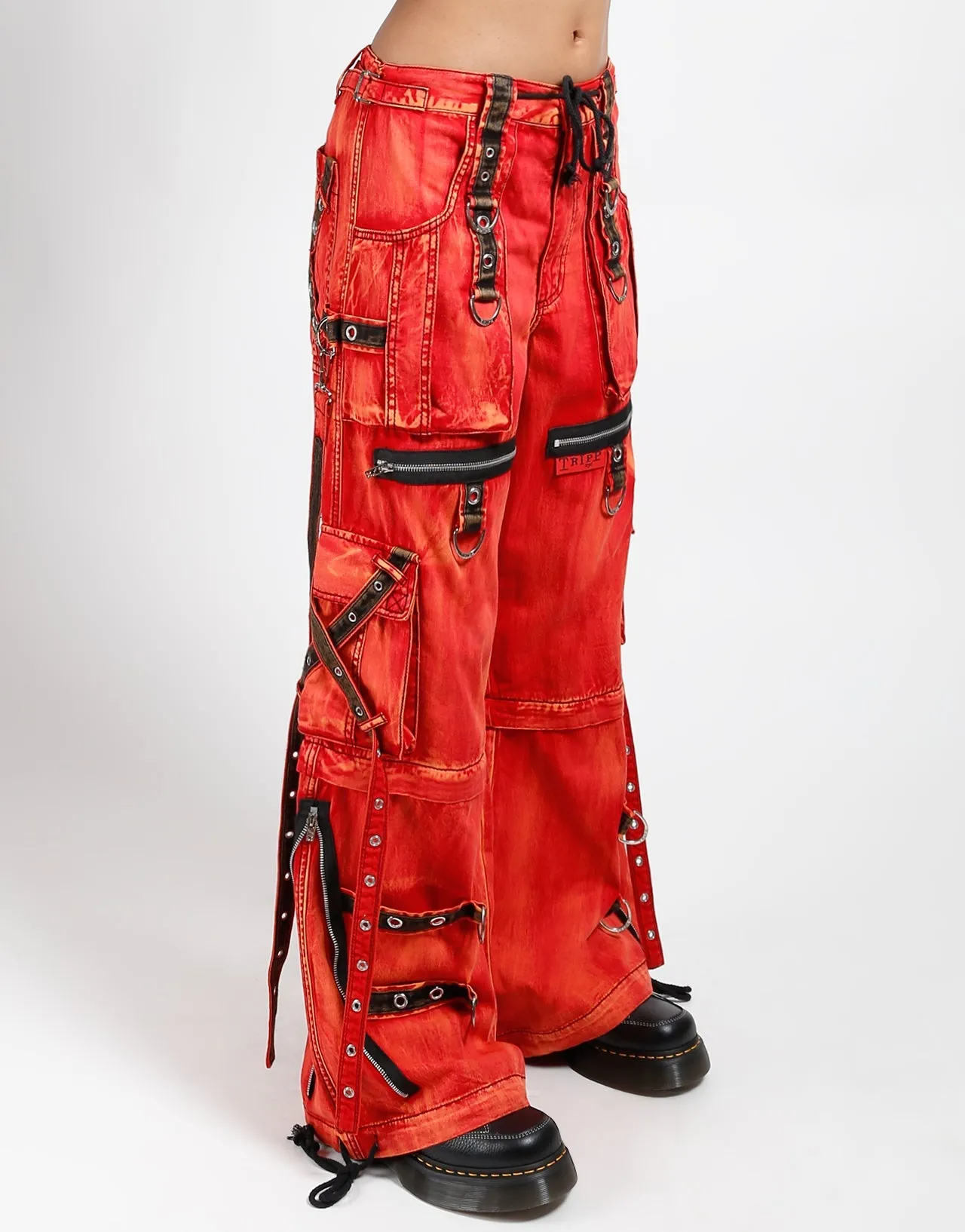 X-STRAP ZIP OFF PANT FIRE WASH Casual Look