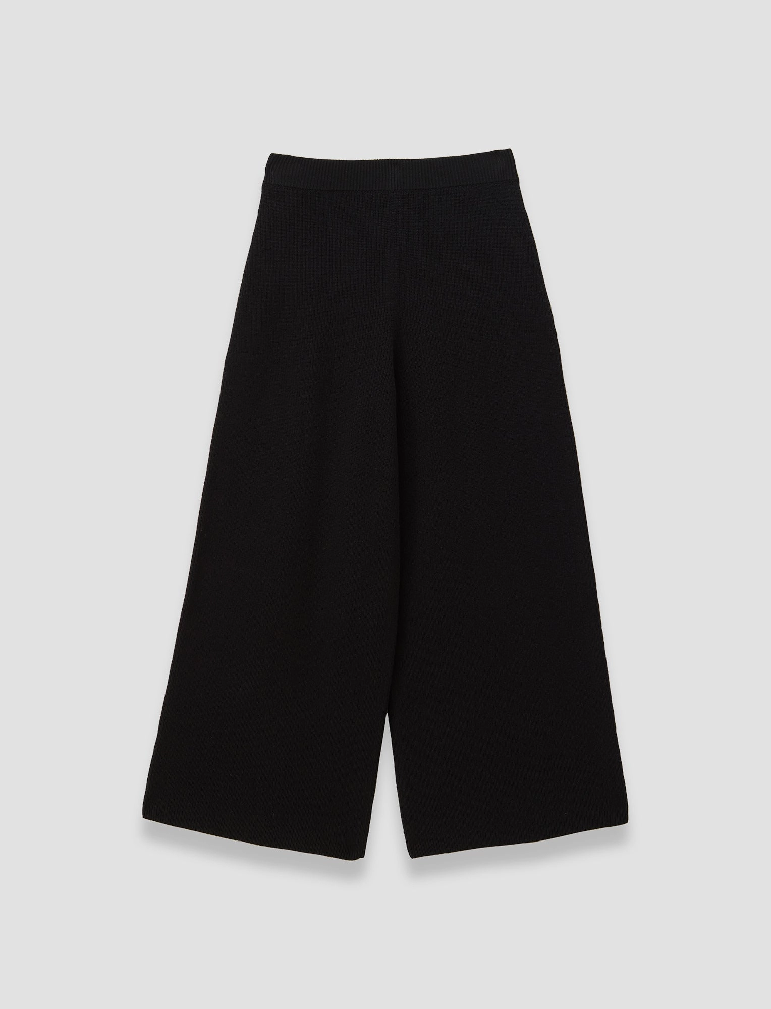 Soft Wool Culottes Tagless Label System DoubleLayered Collar