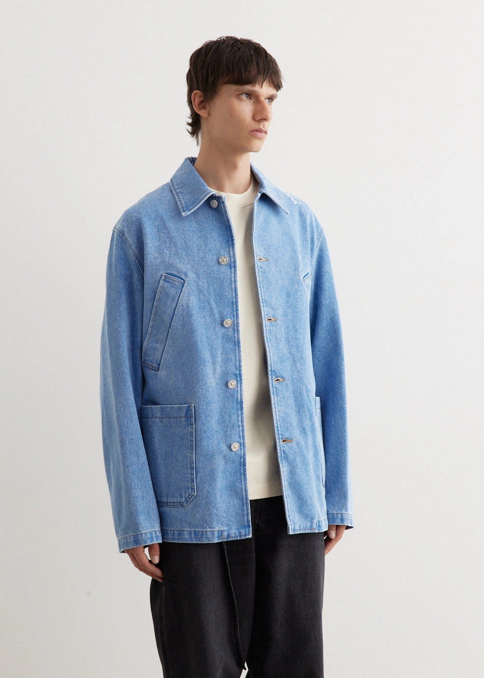 Seasonal piece Suitable Fit Bleached Denim Jacket