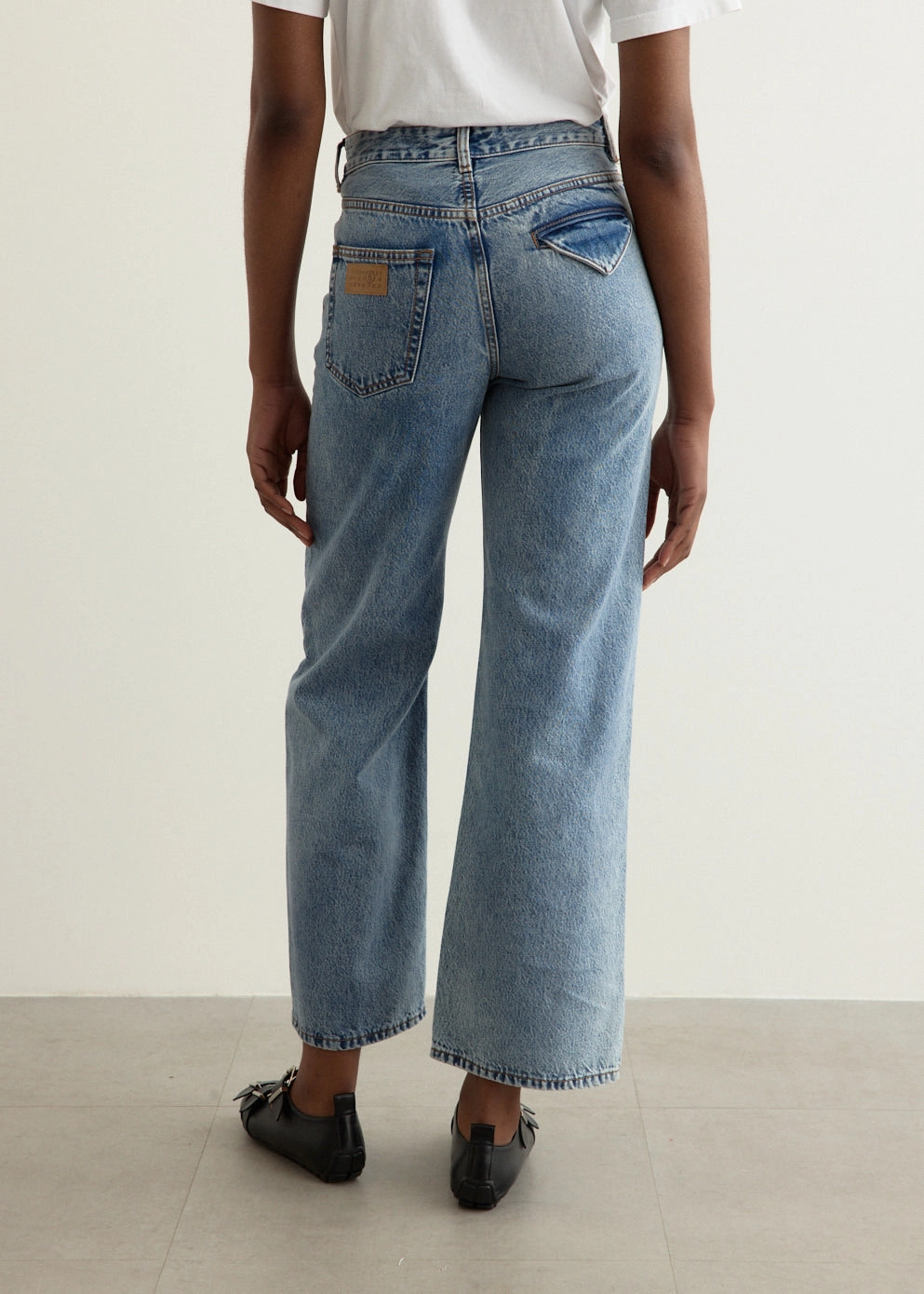 Daily Go-To Recycled Material 5 Pockets Jeans